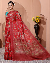 Bamboo Tussar Silk Saree